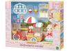 Sylvanian Families Amusement Park Shop Popcorn ST Mark Certified Toy Dollhouse for Ages 3 and Sylvanian Epoch "Ponpon! Cycle" Mi-90 Up, Families,