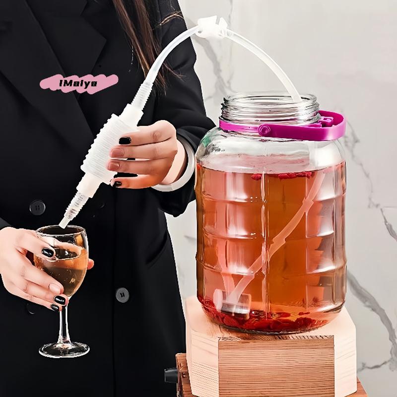 1Pc 1.6m Food-Grade Plastic Brewing Siphon Hose for Wine & Beer Making Homebrew Brewing Tool