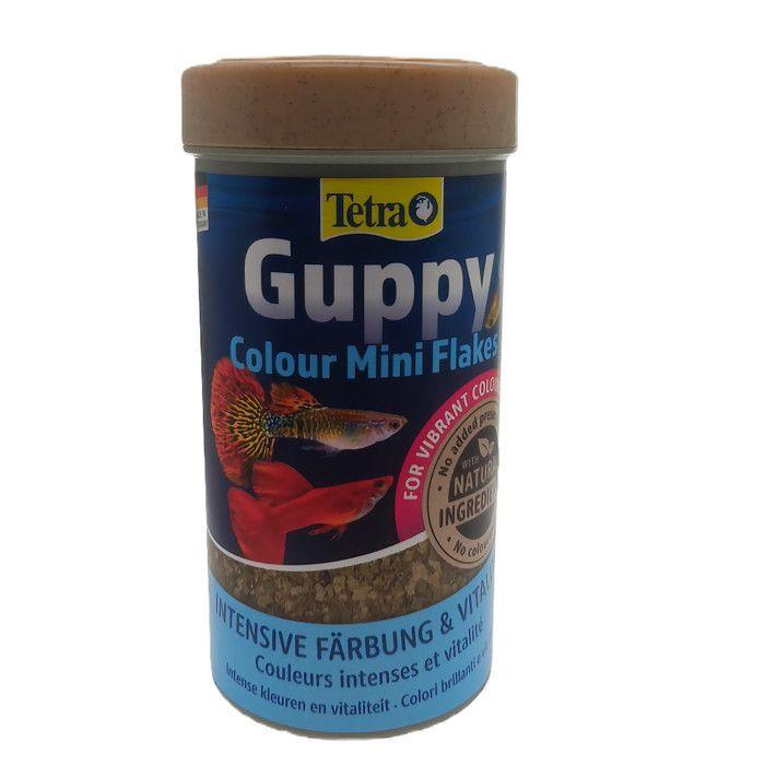 Aliment pour poissons - Tetra - Guppy Colour - Flocons - 250ml - Poisson d'eau froide et exotique
