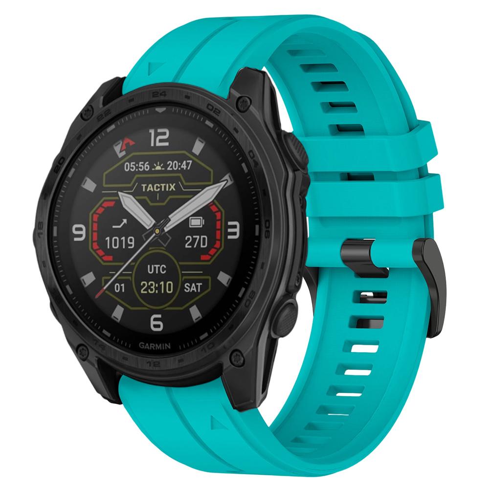 Silicone Outdoor Watch Strap for Garmin Tactix8 47/51MM/fenix8 43MM Waterproof/sweatproof Watch Strap for 20/22/26mm Quick Fit