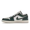 Air Jordan 1 Low SE окисленные зеленые мужские кроссовки белый парус FQ7687-300