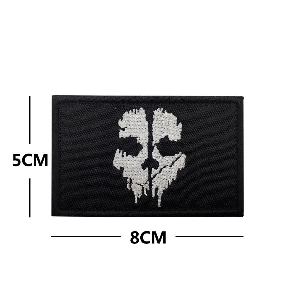 Нашивки-липучки Taifeng Ghost Mask с вышивкой для Call of Duty, Morale