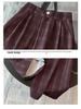 Autumn 2025 Women's Retro Plaid V-Neck Top with Wide-Leg Pants Suit