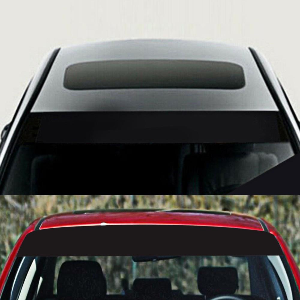 Car Front Rr Window   Decal Sticker Glass Sunshade Automotive Stickers 140*20cm/55.11*7.87inch
