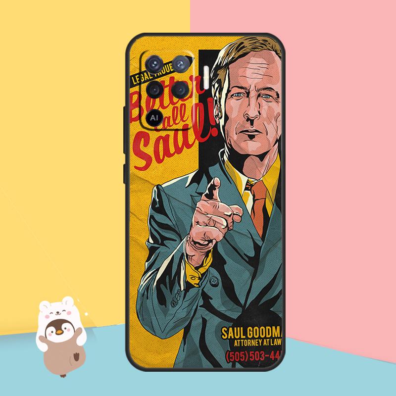 Melhor Chamada Saul Caso Para OPPO A54 A74 A94 A52 A72 A83 A91 A93 A15 A16 A5 A9 A31 A53 A53S 2020 Tampa Traseira