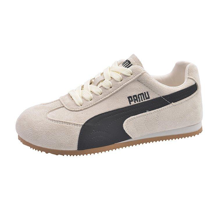 Retro Dexun Shoes Women's 2025 New Spring Flat Single Shoes Fashion Casual Red Sports Shoes Women's Shoes