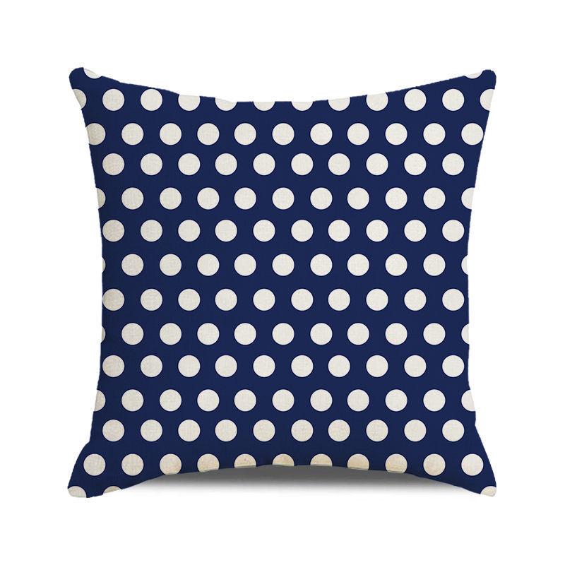 Watercolor sailing-themed sailboat Digital printing short plush pillow covers for car sofa office cushion cover home goods