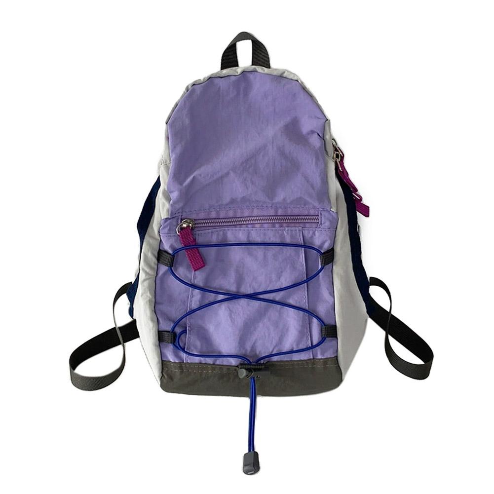 

Lightweight Nylon Backpack Casual Daypack for Women & Men Outdoor Small Backpack For Travel,Commute,School,Climb Bag фіолетовий