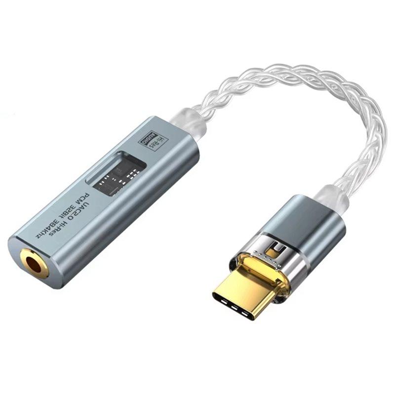 CX31993 MAX97220 USB C To 3.5 Mm Jack Adapter DAC Type-C Hi-Fi Stereo Earphone Headphone AUX Converter Audio Amplifier