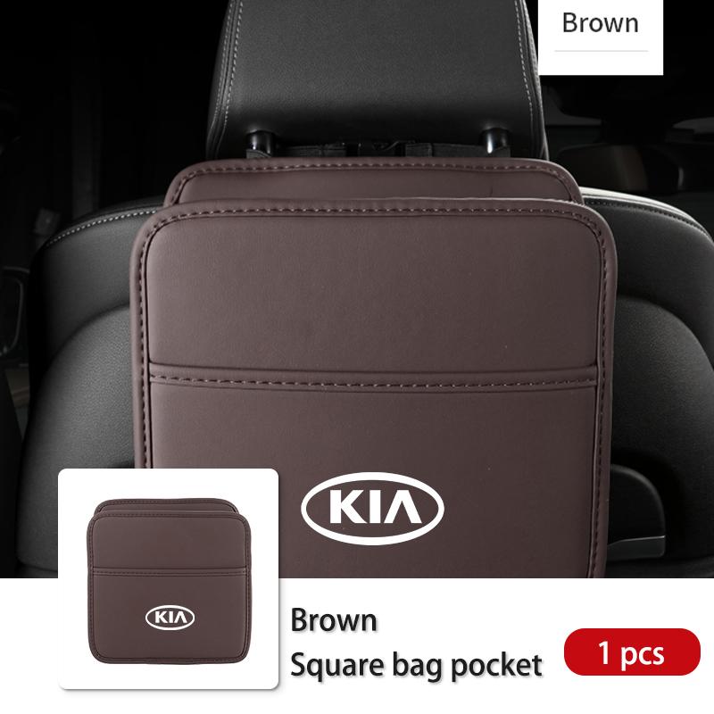 CAUWZ1 Car Seat Back Storage Case Garbage Hanging Bag Trash Can Bin For KIA Ceed Sportage Rio K5 K2 Optima Cerato Proceed Venga
