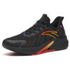 Anta Rocket 4.0 Cushioned Anti-Slip Wear-Resistant Breathable Lightweight Low-Top Running Shoes Men's Black Orange Sneakers 112245530-1