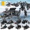 Mechanical Assembled Men Building Blocks Toy With Multiple Forms Of Deformation