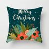Merry Christmas Printed Pillowcase Christmas Style Cushion Cover Home Sofa Decor Throw Pillowcase