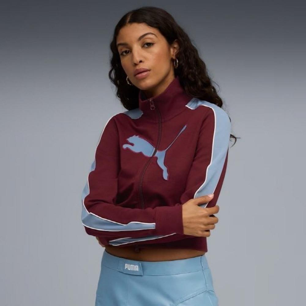 

Puma Женская укороченная трикотажная куртка для тренировок future.Puma.archive T7 Slim 96 Ruby Shimmer/S(90)