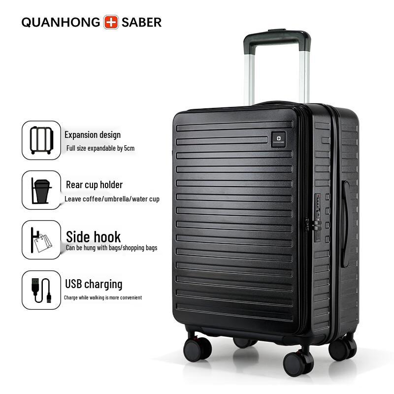Durable Oxford Multi-functional Trolley Luggage