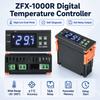 ZFX-1111R Temperature Controller Dual High/Low Temp Mode 11V 111V 111V Thermoregulator Thermostat Heater Cooler With Probe