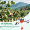 Repellente per Uccelli a Energia Solare con Suono e Vento Deterrente Ultrasuoni per Esterni con Specchio Riflettente e Pale Rotanti per Giardino Cortile