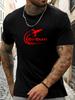 Short Sleeve TShirt RED ROCKET Mens 100 Cotton Pattern Printed Shirt Summer Round Neck Breathable Casual Fashion Cool Tee