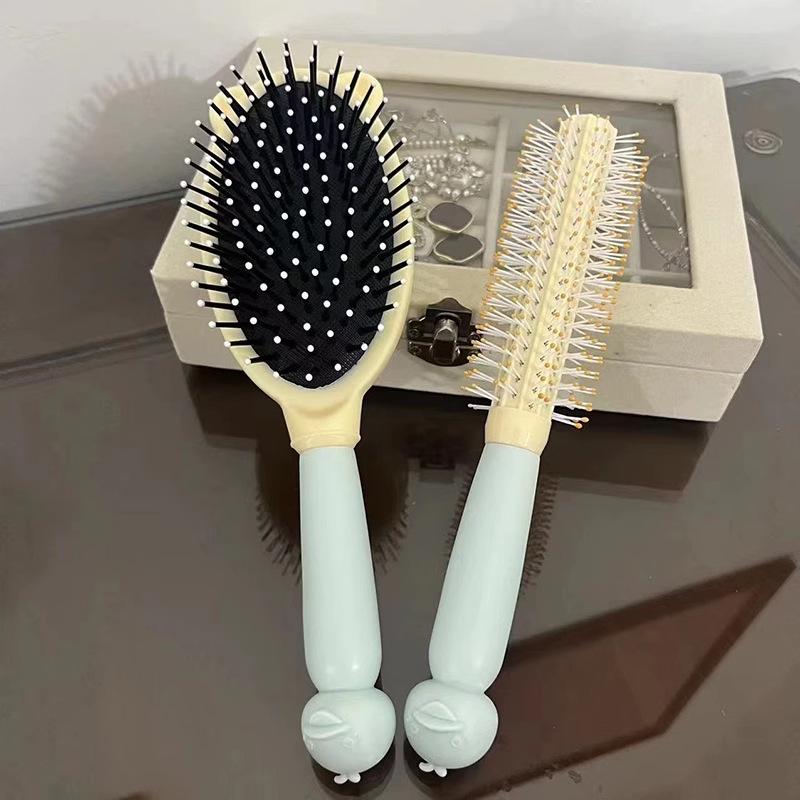 Women's Long Hair Airbag Cushion Brush - Head Massage & Fluffy Curl Comb