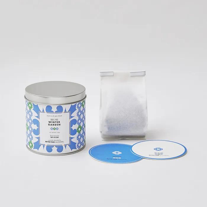 Ogród Zimowy, Niebieskie Opakowanie (Herbata czarna i herbata mieszana z przyprawami)