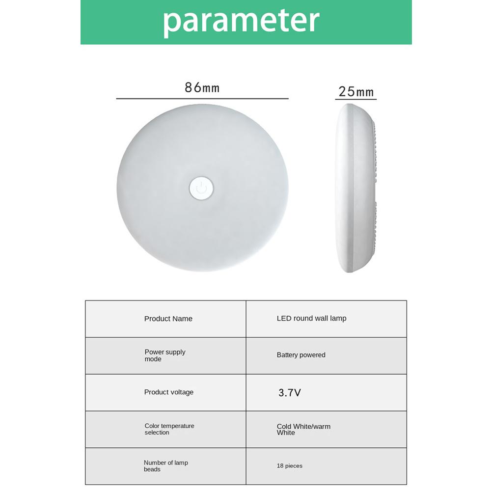 Przełącznik oświetlenia ściennego LED lampka nocna 18 diod LED sypialnia nocna Btaircase korytarz ganek lampa do przejścia lub przejścia przełącznik lamp