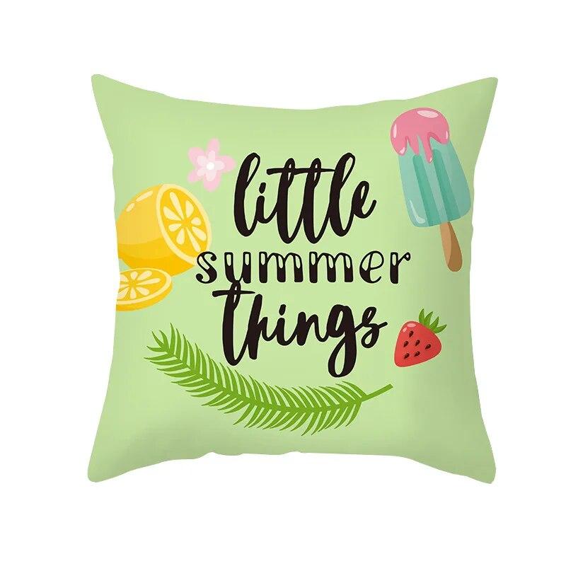 Cartoon Fruit Pillowcase Office Cushion Cover Living Room