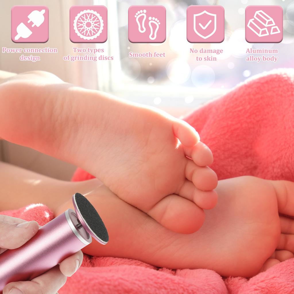 Electric Foot Callus Remover Adjustable Speed Callus Remover Foot Care Tool Remove Dry Hard Dead Skin Exfoliating & Foot Care