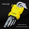 Chrome Vanadium Steel 9-Piece Hex Key & Torx Wrench Set