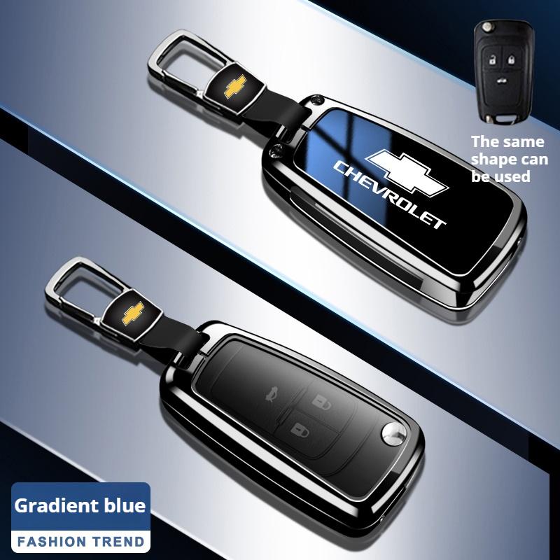 BODCA1 Zinc Alloy Car Key Case Cover Fit For Chevrolet Trailblazer Blazer Chevy Malibu Camaro Cruze Traverse Sonic Volt Car Accessories