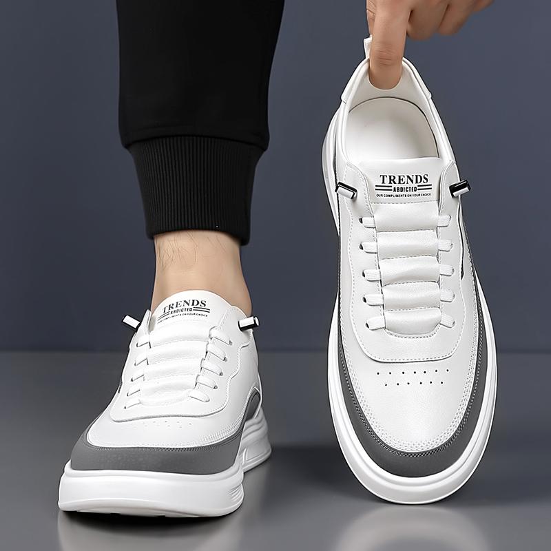 Fashion Spring Autumn Hot Selling Men's Leather Casual Shoes Soft Soled Men's Business Oxford Shoes Versatile Trendy Sports Shoes