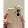 Husă de telefon Pisică cu Buline Inimă pentru Apple iPhone 17 Pro Max - Silicon Moale Rezistent la Șocuri Husă Creativă pe iPhone 16/15/14/13/12/11/Pro/Pro Max/Plus