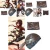 Attack On Titan Cosplay Skirt With Faux Leather Material