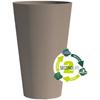Pot de fleurs haut - GARDEN ID - Green Care Sense Haut Taupe - 55 cm - Garantie de 10 ans - 100% recyclé - Résistance UV et gel