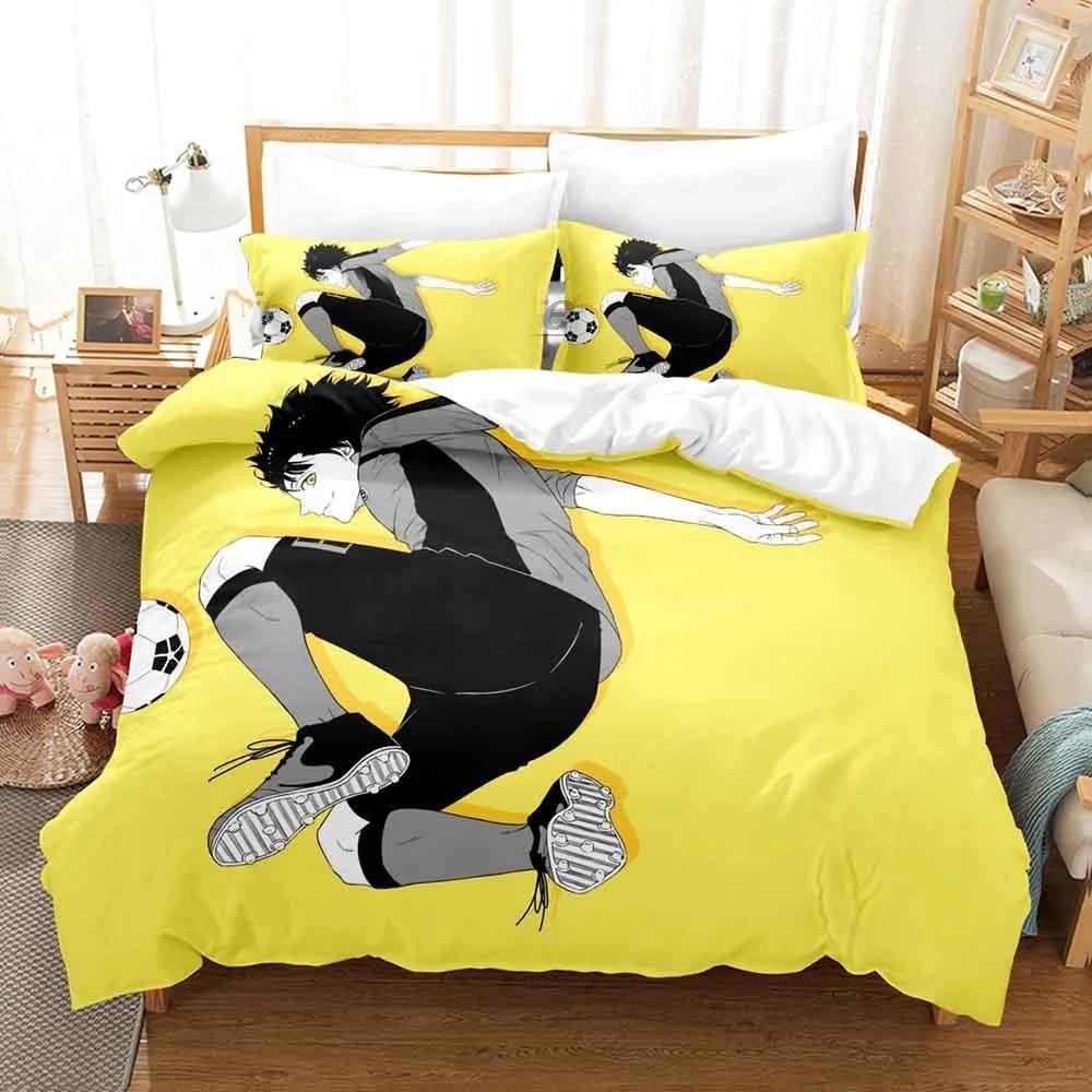 Bachira Blue Lock Bedding Collection Single Twin Full Queen King Size Aldult Boys Bedroom Duvet Covers 3D Anime With Bed Linen Collection