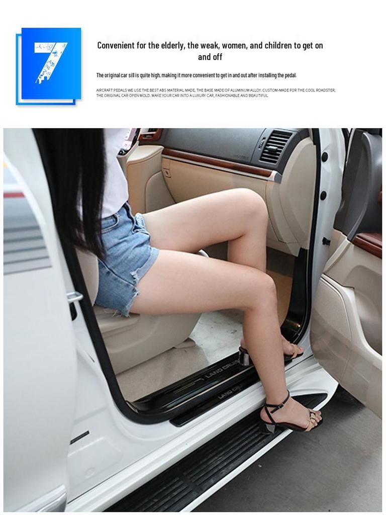 Land Cruiser LC300 Side Step Running Board for 2008-2022 Models