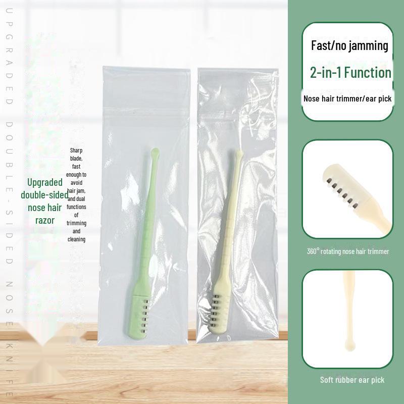 Unisex Manual Nose Hair Trimmer - Washable Grooming Tool