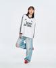 MOO Bone Track Long Sleeve Football Jersey - White
