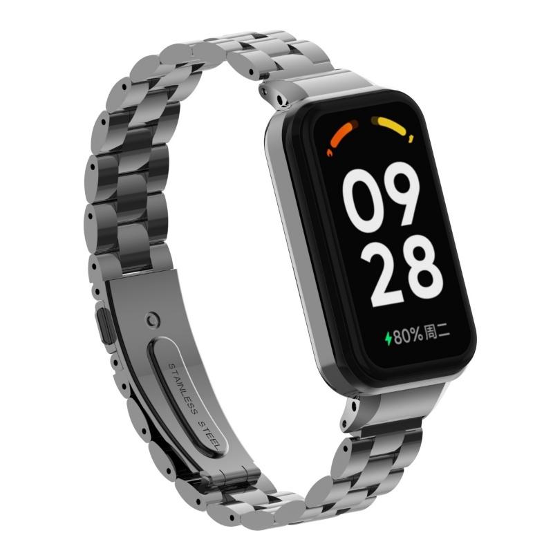 Metal Wristband For Redmi Band 2 Stainless Steel Strap with Case Watchband For Redmi Smart Band 2 Replacement Correa Bracelet