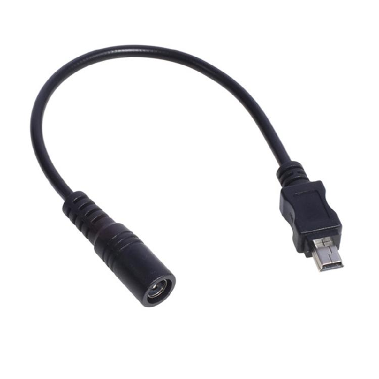 5V 3A Mini USB Power Cable 5.5 x 2.1mm DC Charging Connector for Speaker MP3 MP4