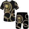 Tuta Sportiva da Uomo Stampa 3D Set Abbigliamento Due Pezzi Donna T-shirt Estate Streetwear Moda Set Manica Corta Bambino Set Tuta Uomo
