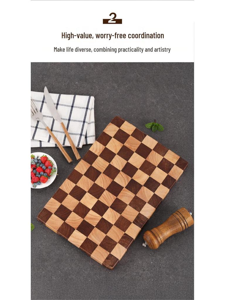 Kreatives Mosaik Massivholz Schneidebrett für Küche und Babynahrung