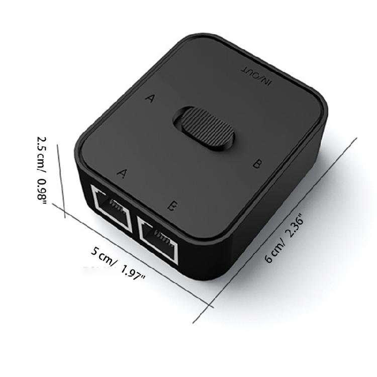 2-Port 10/100/1000Mbps Netzwerk RJ45 LAN CAT6 Netzwerk-Switch für Switch