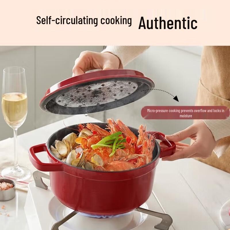 Supor Enamel Cast Iron Pot