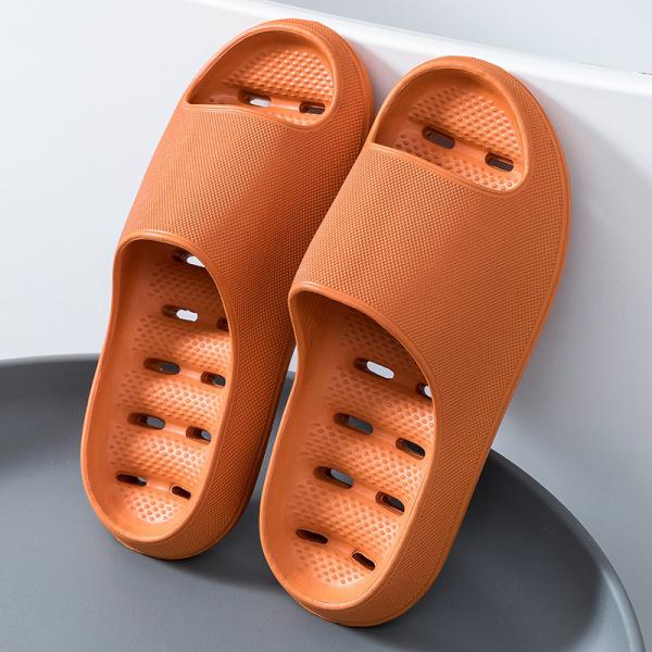 EVA Anti Slip Sole Leaking Slippers for Men's Indoor Home Soft Sole, Hollowed Out Quick Drying Hotel Bathroom Slippers