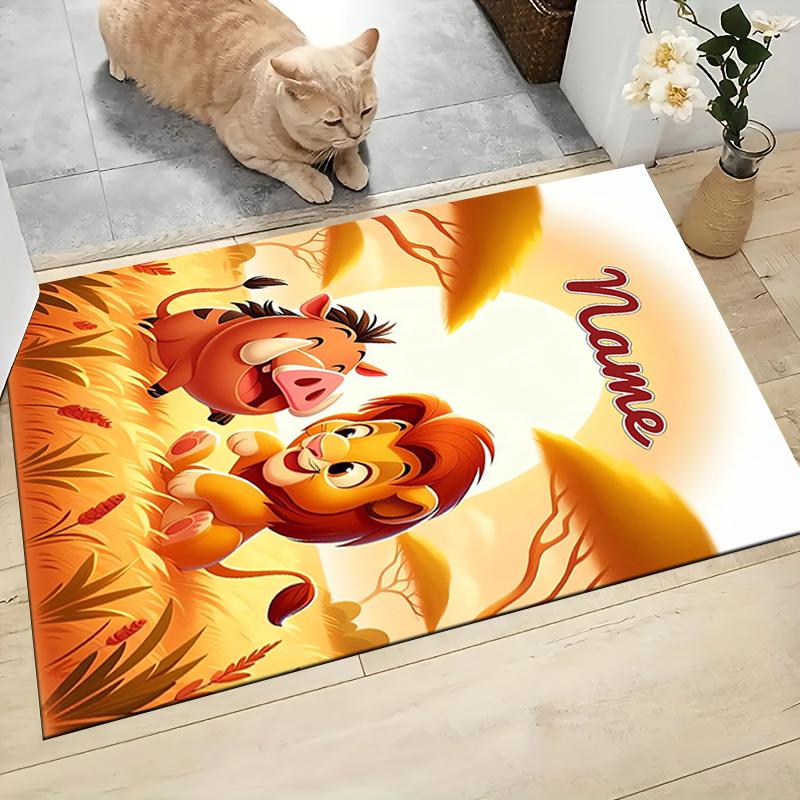Custom Name Piglet's Night Garden Carpet Rug Customizable Soft Washable Anti-Slip Home Living Room Sofa Mats Personalized Rug. 0909395