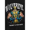 Marvel Womens/Ladies Merry Xmas Bub! Wolverine Long-Sleeved T-Shirt