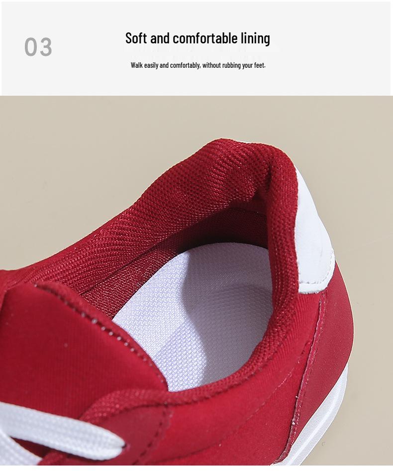 Spring/Summer 2025 Women's Forrest Gump Canvas Shoes - Green, Low-Top, Round Toe, Plus Size Available