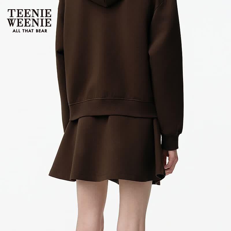 Teenie Weenie Women's Drawstring High-Waist Mini Skirt