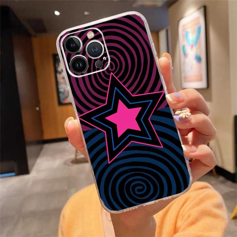 

Phone Case Carcasa Funda For iPhone 17 Pro Max Air 16 15 14 13 Pro Max 15 16 Pro 15Plus 16E Star Art Case iphone 15
