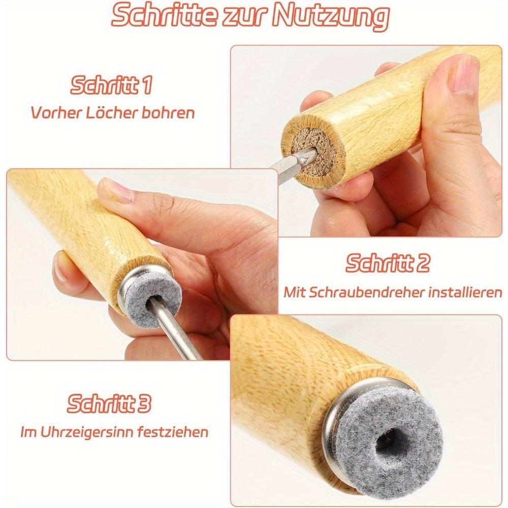 Non-Slip Felt Floor Protection Pads for Furniture - Silent, Wear-Resistant Round Mats
